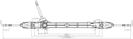 Bildeler mosby - servostyringsstativ p8891751926 XL4T2847 GEELY