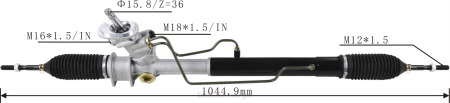 Bildeler førde - servostyringsstativ 93238311 95238311 95212633 42588173 XL4T2684 CHEVROLET