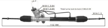 Bildeler lier - servostyringsstativ 96442387 96384060 XL4T2692 CHEVROLET