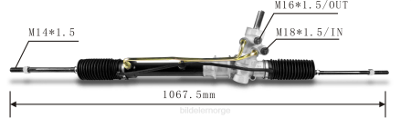 Bildeler mosby - servostyringsstativ 94671442 94730221 93389866 93344883 93384074 94707950 26031125 93338535 dhb 22026 710144600 XL4T2687 CHEVROLET