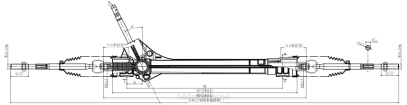 Bildeler stavanger - servostyringsstativ 52139594 XL4T2686 CHEVROLET