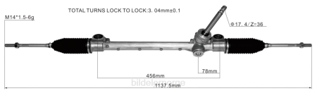 Bildeler lier - servostyringsstativ 45502-bz090 XL4T2812 DAIHATSU