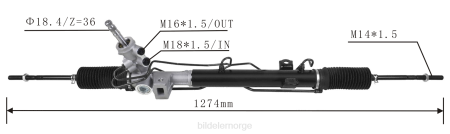 Bildeler mosby - servostyringsstativ 4743142ah 4743142ad 4766321ad 4797706 5114163aa 5114164aa 68002222ac 4766250af 5114163aa 1574369 XL4T2787 DODGE/CHRYSLER