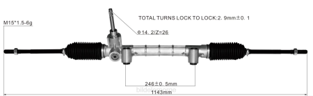 NBF bildeler Norge - servostyringsstativ 52044921 52044919 520449190 XL4T2800 FIAT