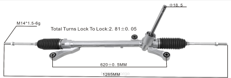 Amerikanske bildeler Norge - servostyringsstativ cn153a500aa XL4T2668 FORD