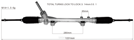 Amerikanske bildeler Norge - servostyringsstativ j7bc-3a500-jb 3l547-b562aa 1908702 XL4T2678 FORD