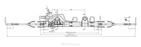 Bildeler lierskogen - servostyringsstativ 96fb-3200-ah XL4T2663 FORD