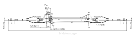 Bildeler lierskogen - servostyringsstativ al8z-3504-brm zzdm-32-110r-0a XL4T2673 FORD