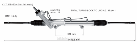 Billige bildeler Norge - servostyringsstativ 97vb3n503ba 97vb3n503aa XL4T2669 FORD