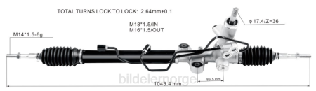 Bildeler Norge - servostyringsstativ 53601-snb-t02 XL4T2535 HONDA