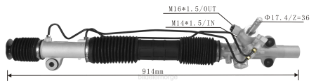 Bildeler førde - servostyringsstativ 53606-s5a-j01 XL4T2534 HONDA