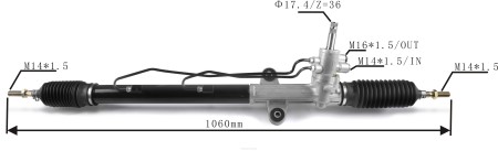 Bildeler lierskogen - servostyringsstativ 53601-s84-g04 53601-s84-a03 XL4T2523 HONDA