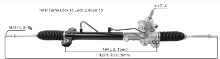 Bildeler mosby - servostyringsstativ 53601-swa-q01 XL4T2537 HONDA