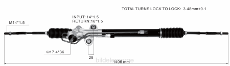 Bildeler stavanger - servostyringsstativ 53601-tk8-a01 XL4T2526 HONDA