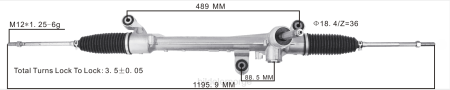 Billige bildeler Norge - servostyringsstativ 53601-tg2-t01 XL4T2539 HONDA