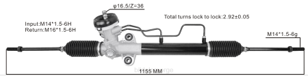 Amerikanske bildeler Norge - servostyringsstativ 57710-25010 57710-25000 57710-25510 XL4T2738 HYUNDAI/KIA