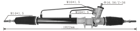 Bildeler Norge - servostyringsstativ 0k72a-32-110 0k79a32110a 0k79a32110 XL4T2715 HYUNDAI/KIA