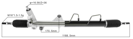 Bildeler Norge - servostyringsstativ 577002j200 577002j201 577002j001 XL4T2765 HYUNDAI/KIA