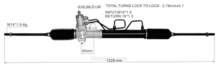 Bildeler Norge - servostyringsstativ 57700-22601 57700-2f100 577002f650 577002f101 57710-2f000 XL4T2735 HYUNDAI/KIA