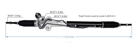 Bildeler Norge - servostyringsstativ 57700-2b000 57700-2b200 XL4T2725 HYUNDAI/KIA