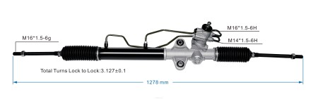 Bildeler førde - servostyringsstativ 577004f000 7134486001 XL4T2764 HYUNDAI/KIA
