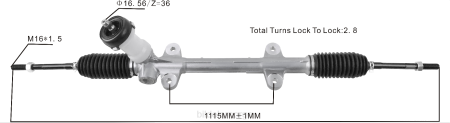 Bildeler lier - servostyringsstativ 56500-1x500 XL4T2722 HYUNDAI/KIA