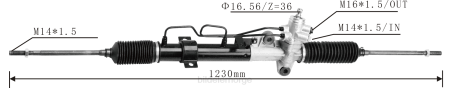 Bildeler lier - servostyringsstativ 57700-2d000 XL4T2732 HYUNDAI/KIA
