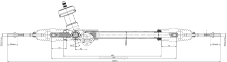 Bildeler lierskogen - servostyringsstativ gz811a6201 XL4T2763 HYUNDAI/KIA