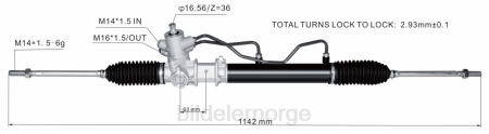 Bildeler mosby - servostyringsstativ 57700-22600 XL4T2767 HYUNDAI/KIA