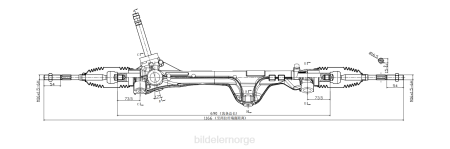 Bildeler stavanger - servostyringsstativ 56500-l400a XL4T2746 HYUNDAI/KIA