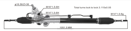 Billige bildeler Norge - servostyringsstativ 57700-1e100 XL4T2739 HYUNDAI/KIA