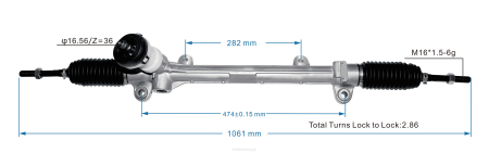 NBF bildeler Norge - servostyringsstativ 56500-e4000 56500b2000 XL4T2730 HYUNDAI/KIA