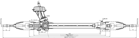 NBF bildeler Norge - servostyringsstativ 56500-g6500 XL4T2760 HYUNDAI/KIA