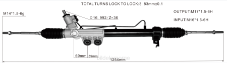 Bildeler lier - servostyringsstativ 8-98229842 XL4T2612 ISUZU