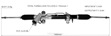 Bildeler på nett - servostyringsstativ 8-98394876-4 XL4T2611 ISUZU