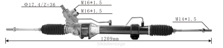 Bildeler lierskogen - servostyringsstativ s0h8-32-110a XL4T2643 MAZDA