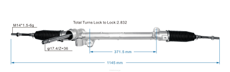 NBF bildeler Norge - servostyring belg-32-110a bcka-32-110a/b XL4T2640 MAZDA