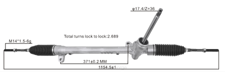 NBF bildeler Norge - servostyringsstativ db2p32110b XL4T2630 MAZDA