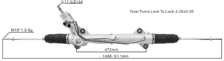 Bildeler lier - servostyringsstativ a9064601800 a9064621301 XL4T2432 MERCEDES-BENZ/BMW