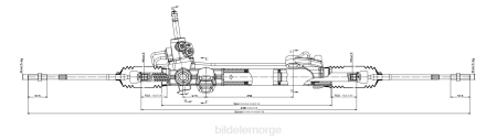 Bildeler Norge - servostyringsstativ 4410a064 4410a308 XL4T2555 MITSUBISHI