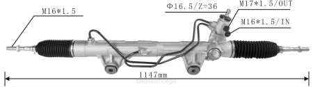 Bildeler lierskogen - servostyringsstativ 4410a603 55270329 7169386010 XL4T2543 MITSUBISHI