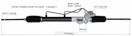 Bildeler Norge - servostyringsstativ 49001-wd001 XL4T2595 NISSAN