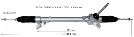 Bildeler lier - servostyringsstativ 48001-4eh0b 48001-4eh0a XL4T2572 NISSAN