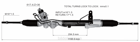 Bildeler mosby - servostyringsstativ 49001-3ka0a 49001-5aa0a XL4T2577 NISSAN