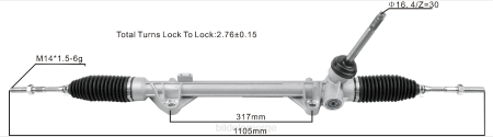 Billige bildeler Norge - servostyringsstativ 48001-4bg0a XL4T2589 NISSAN