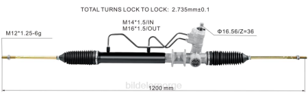 Bildeler lier - servostyringsstativ mb682055 pw824267 XL4T2652 PROTON/PERODUA