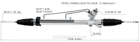 NBF bildeler Norge - servostyringsstativ rm500 44200-bz021 XL4T2650 PROTON/PERODUA