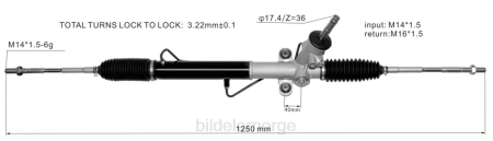Bildeler Norge - servostyringsstativ 34110sc011 XL4T2815 SUBARU