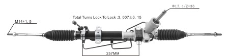 Bildeler førde - servostyringsstativ 34110sa080 34110sa130 XL4T2814 SUBARU