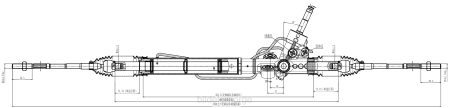 Billige bildeler Norge - servostyringsstativ 34110-aj040 XL4T2819 SUBARU